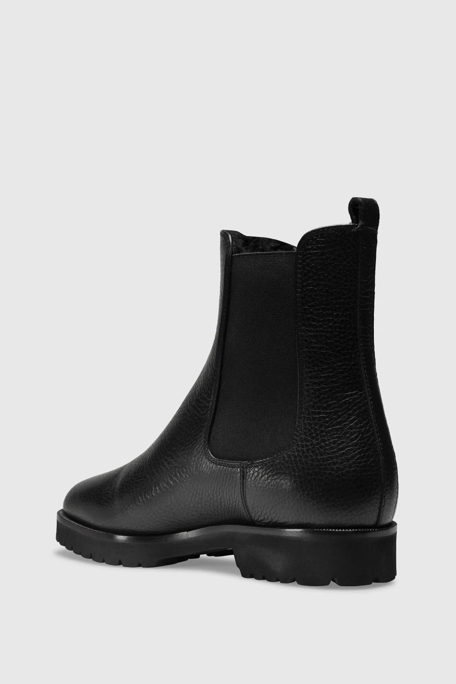 Unützer Women's Shearling Boots 7429 Eureka in Schwarz - Warm Winter Ankle Boots