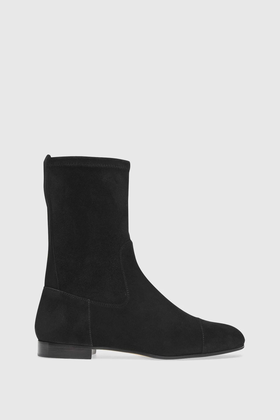 Unützer Women's Braun Suede Stiefelette 7336 Stretch Boots Chocolate Brown