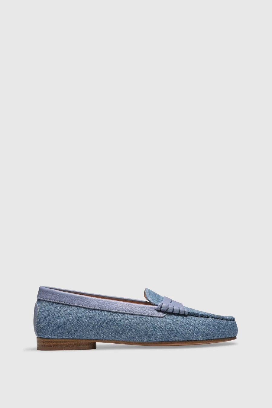 Unützer Women's Velour Loafer in Sage Green - Comfortable Slip-On Style 1490