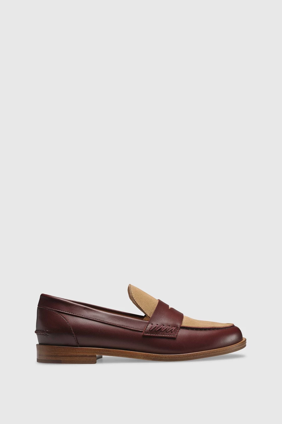 Unützer Women's Navy Blue Loafer 9250 in Vitello & Velour Leather