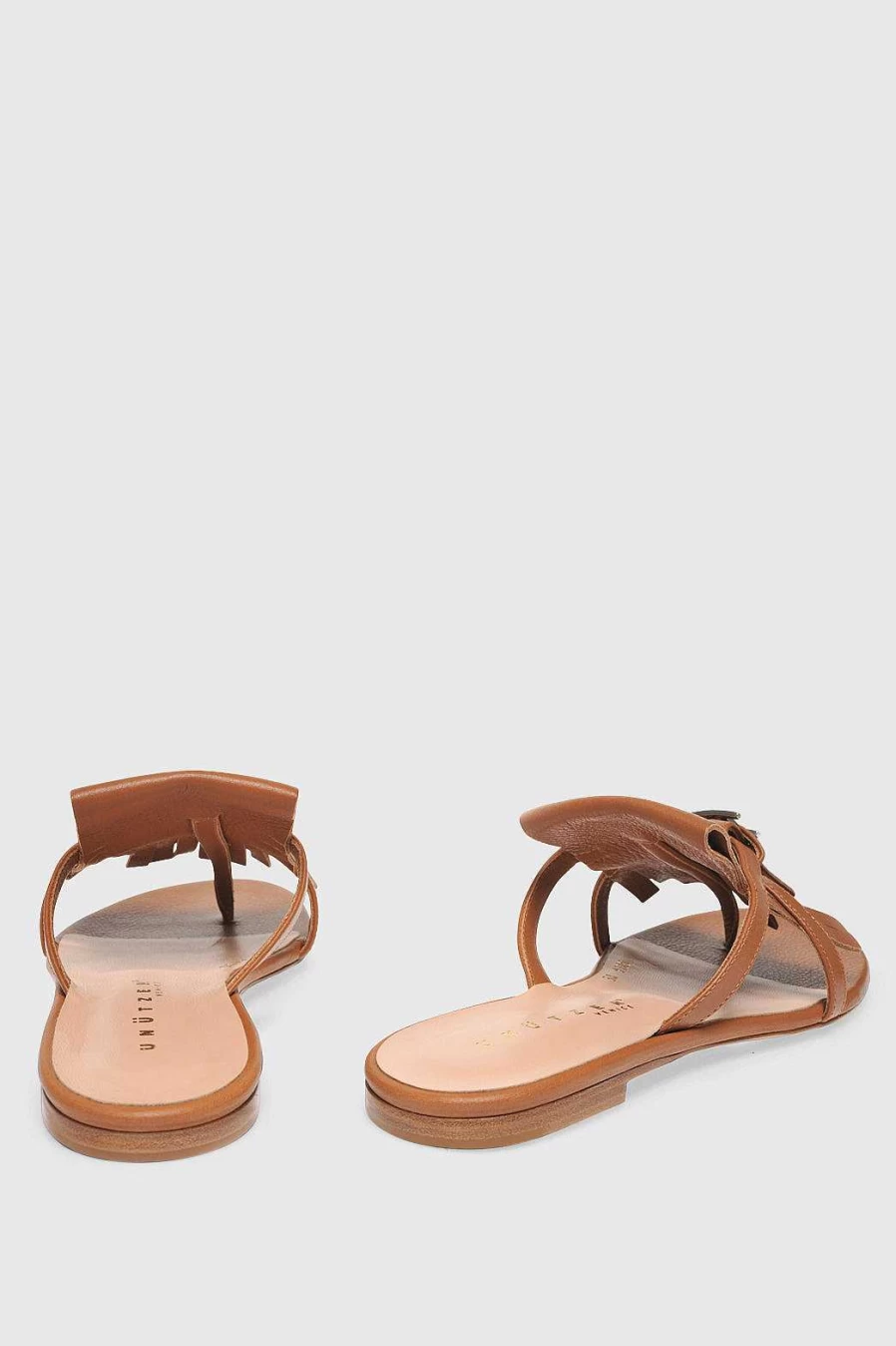 Unützer Women's Cuoio Mousse Leather Sandals 9125 - Comfortable & Stylish Footwear