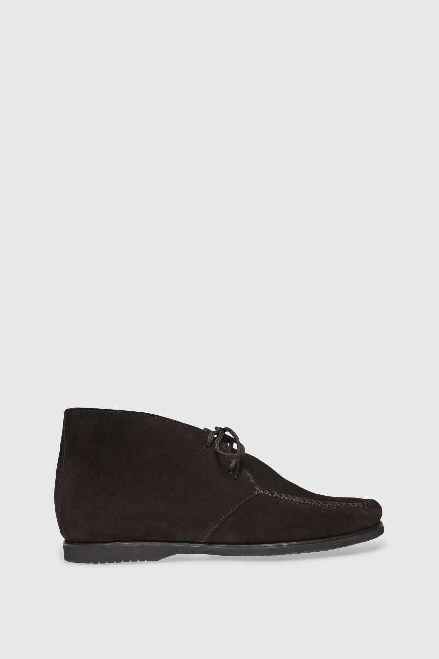 Unützer Women's U96 Marron Velor Shearling Walnut Boots in Braun