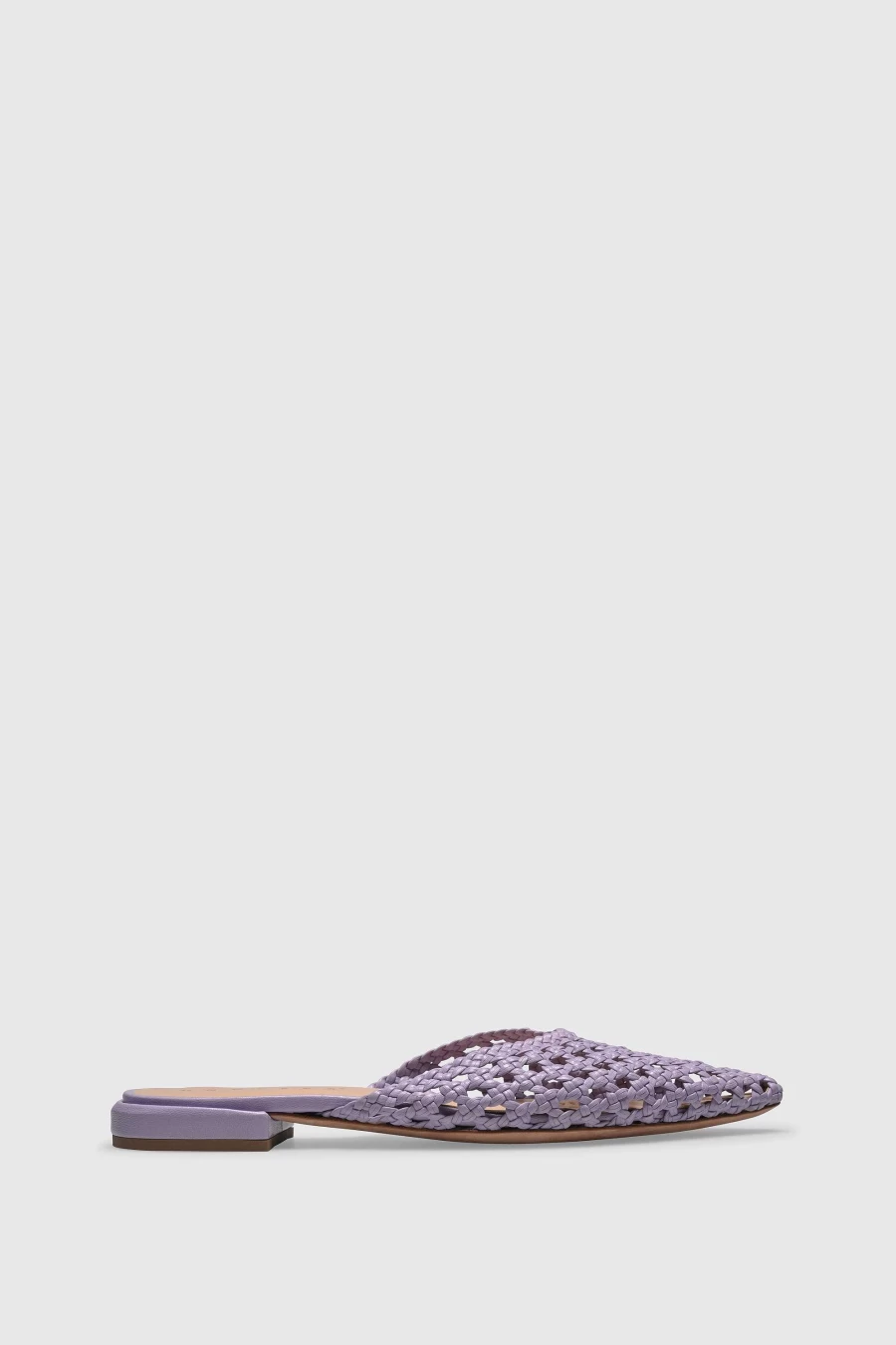 Unützer Women's Mule 9315 in Braun Nappa Leather - Cognac Colored Slip-On Loafers