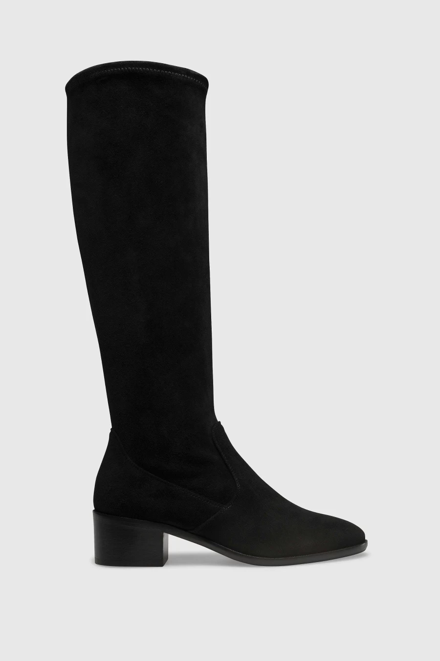 Unützer Women's 7853 Camoscio Stretch Black Boots - Fashionable & Comfortable Ankle Boots