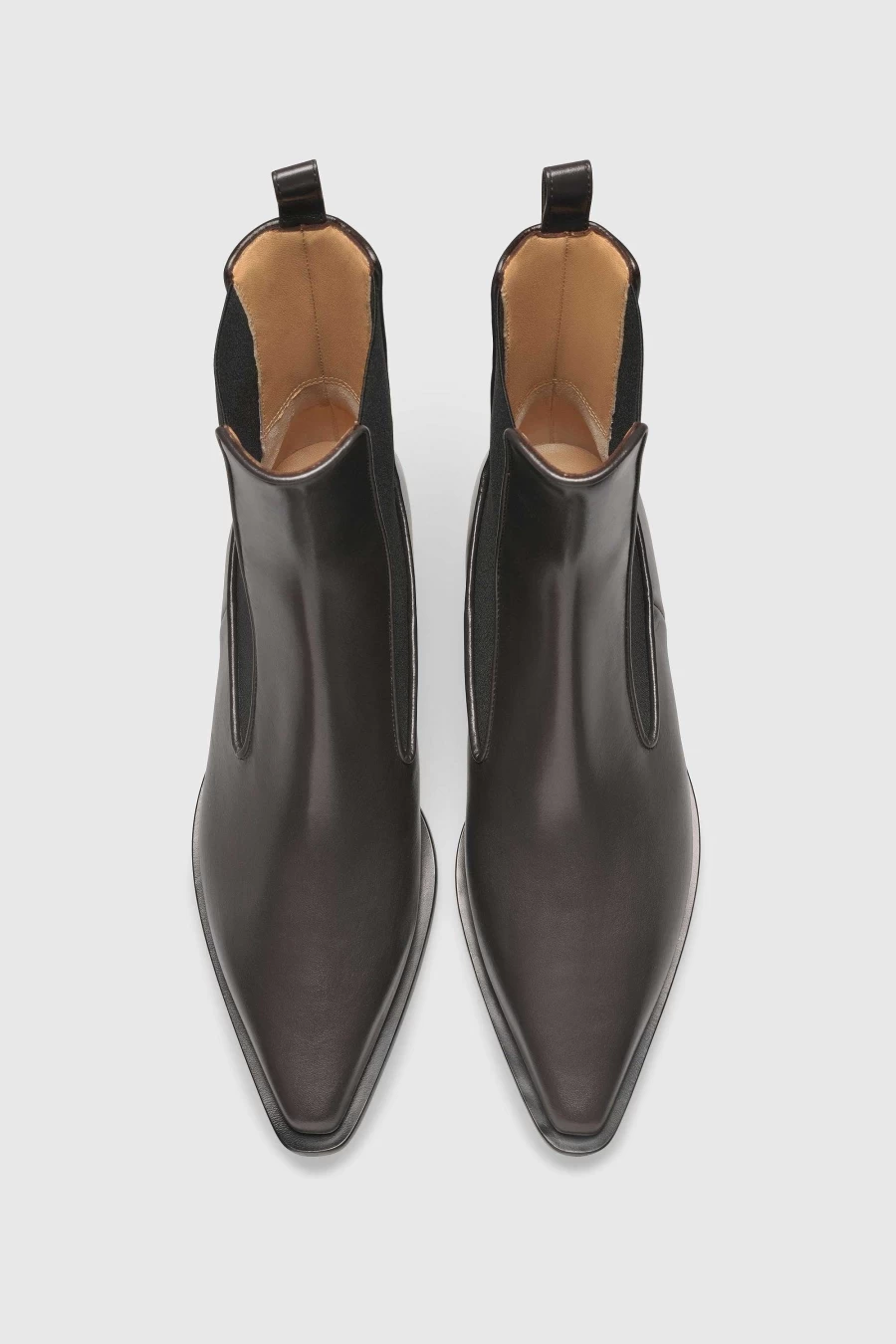 Unützer Women's Braun Leather Stiefelette 9346 Boots - Chocolate Calf
