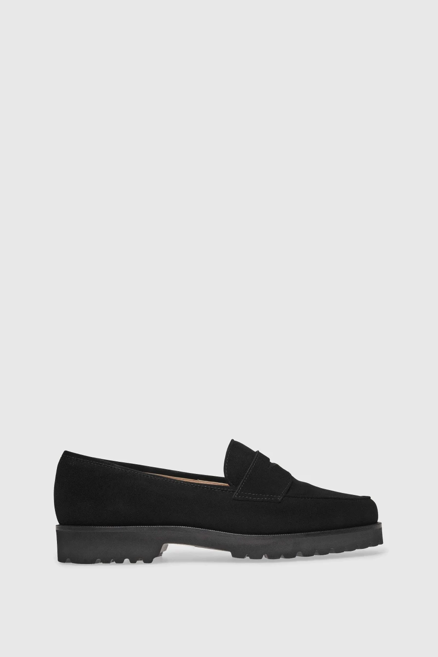 Unützer Women's Velour Loafer 1336 in Schwarz – Comfortable Slip-On Shoes for Women