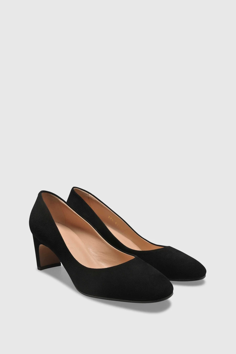 Unützer Women's Pump 8270 Schwarz Leather Casual Shoes Camoscio Black