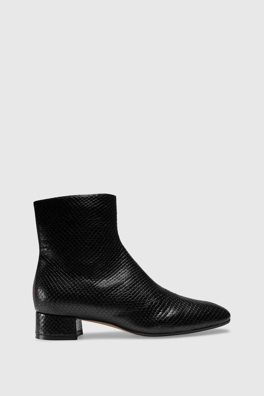 Unützer Women's 9356 Nappa Black Ankle Boots Schwarz