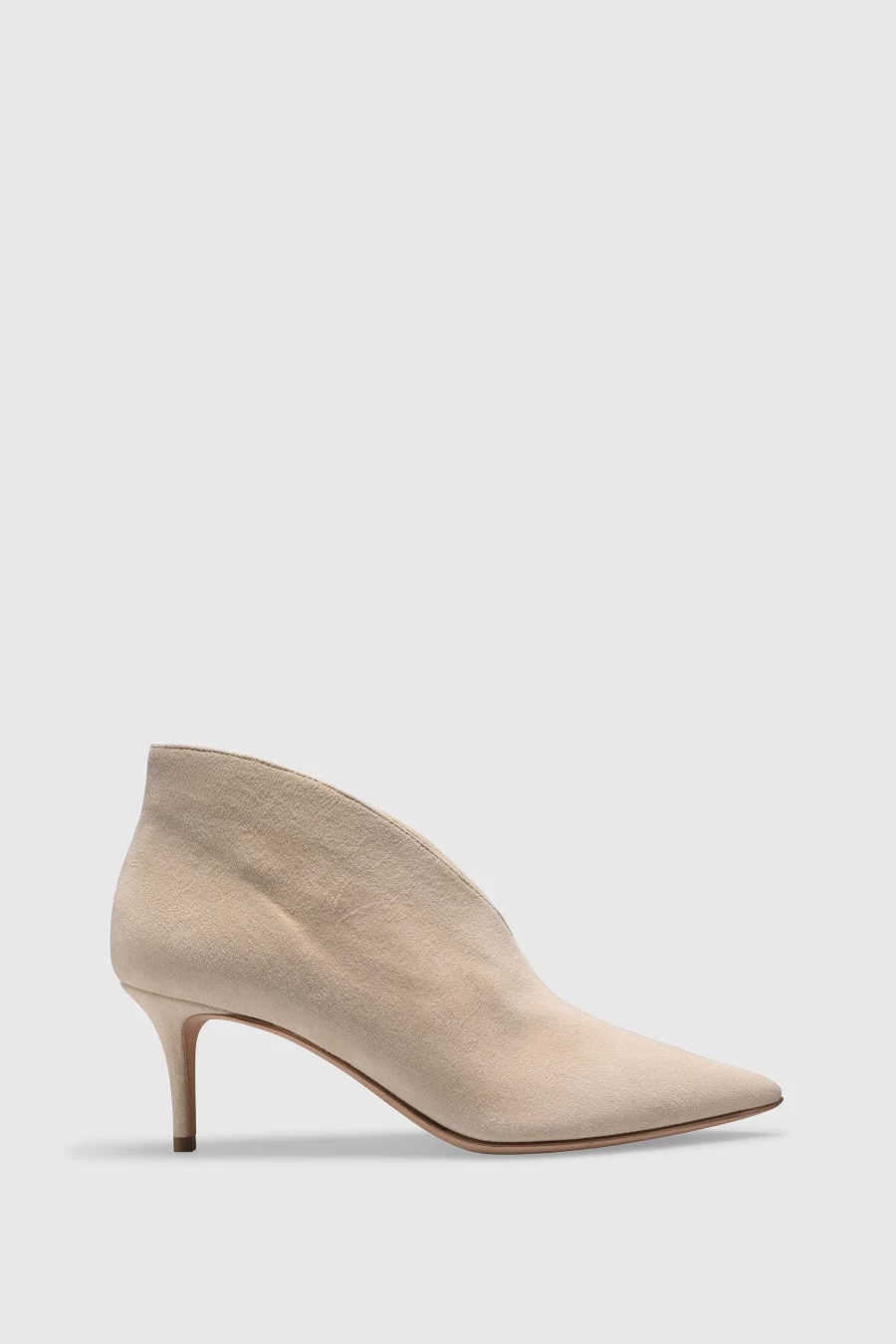 Unützer Women's Braun Suede Pump 7586C - Elegant Taupe Shoes
