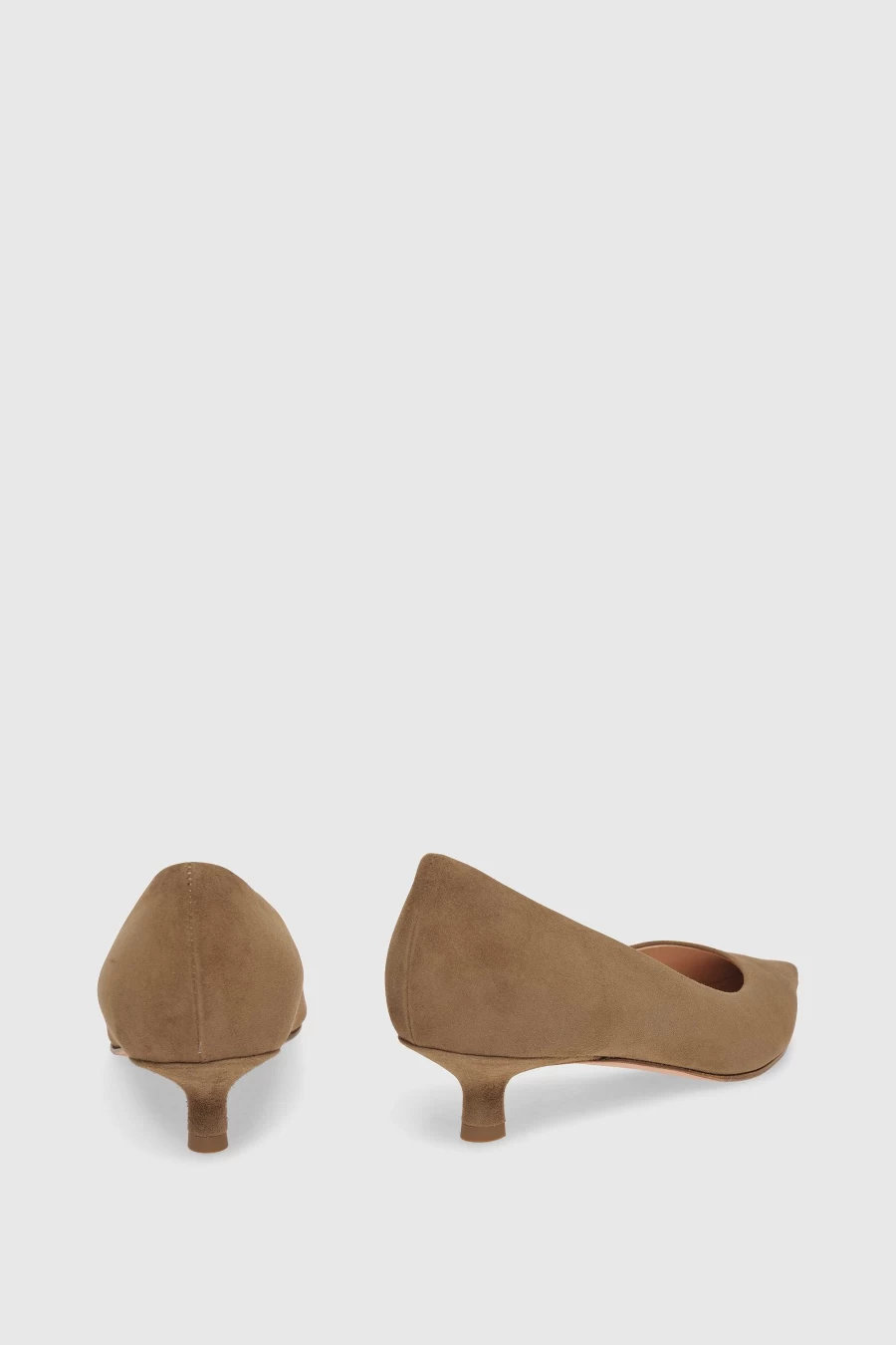 Unützer Women's Braun Suede Pump 9207 - Elegant Taupe Shoes