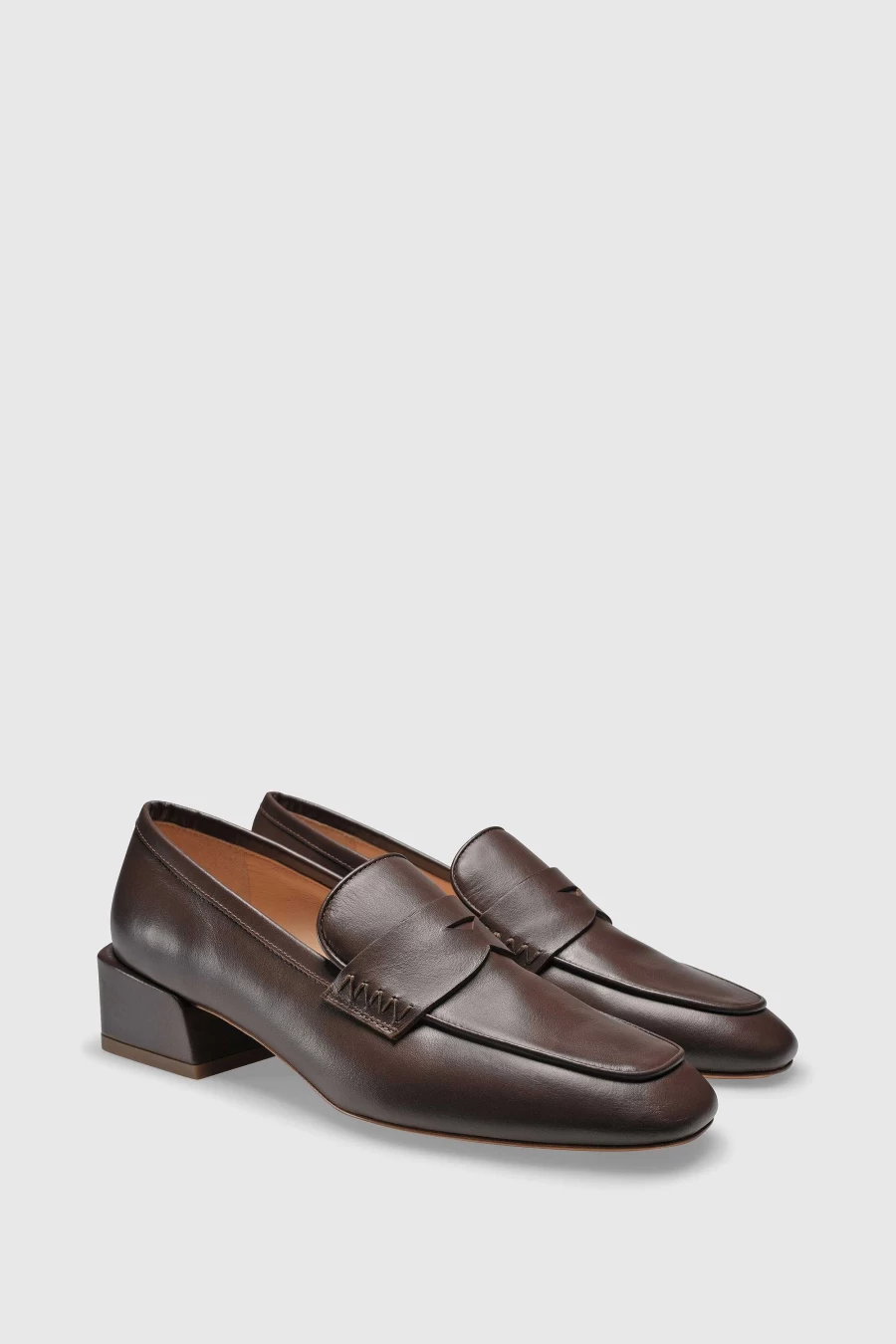 Unützer Women's Loafer 9321 in Braun Tobacco Calf Leather