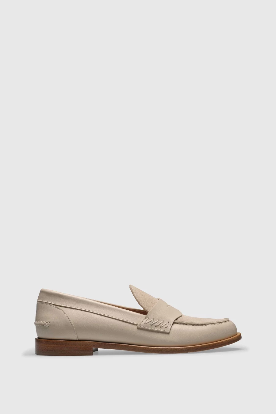 Unützer Women's Weiß Loafer 9250 Calf Milk - Comfortable & Stylish Slip-On Shoes