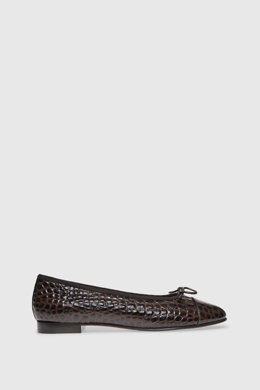 Unützer Women's Ballerina 963 Python Printed Schwarz Flat Shoes