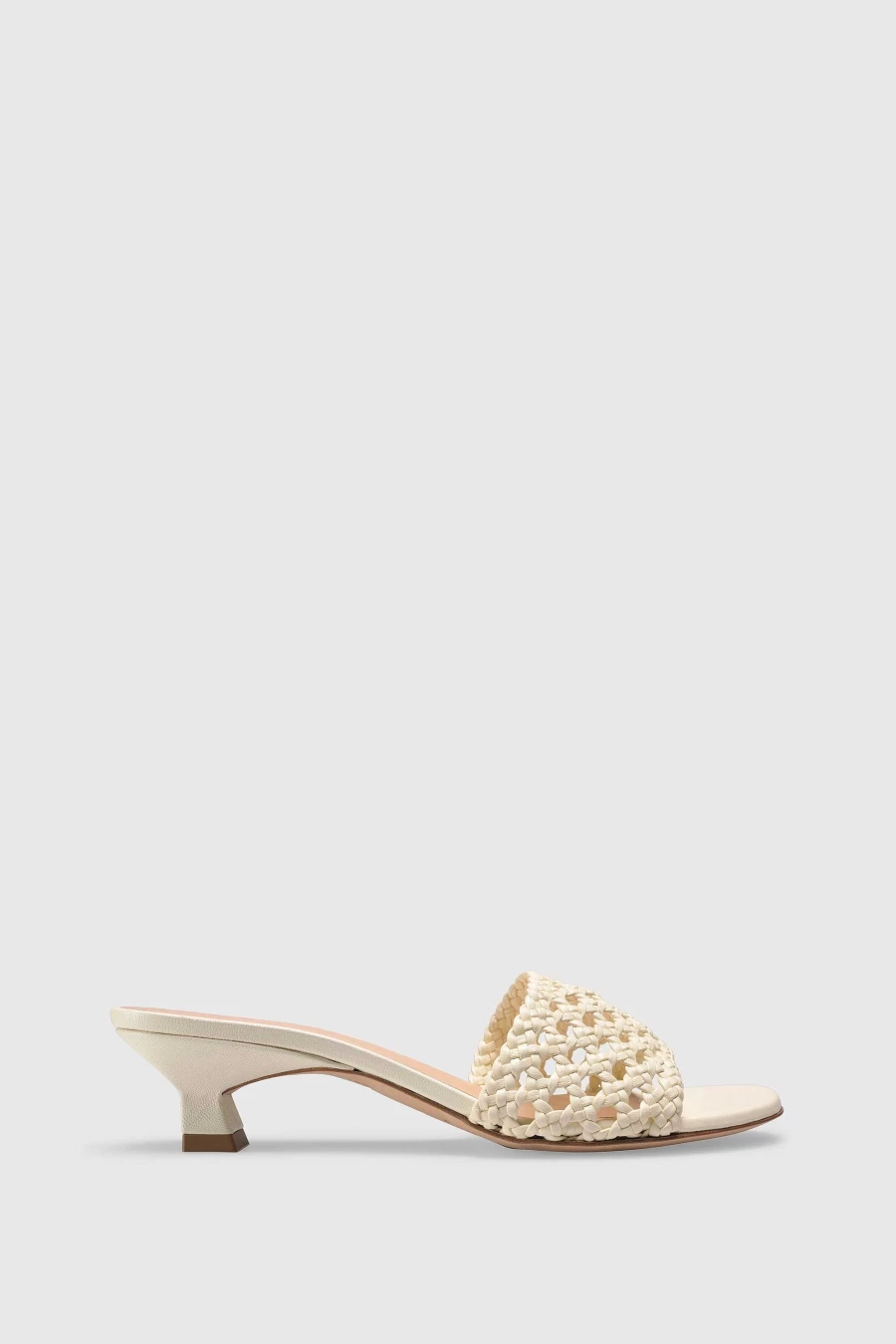 Unützer Women's Sandal 9308A in Weiß Nappa Leather - Comfortable Chalk-Colored Elegance