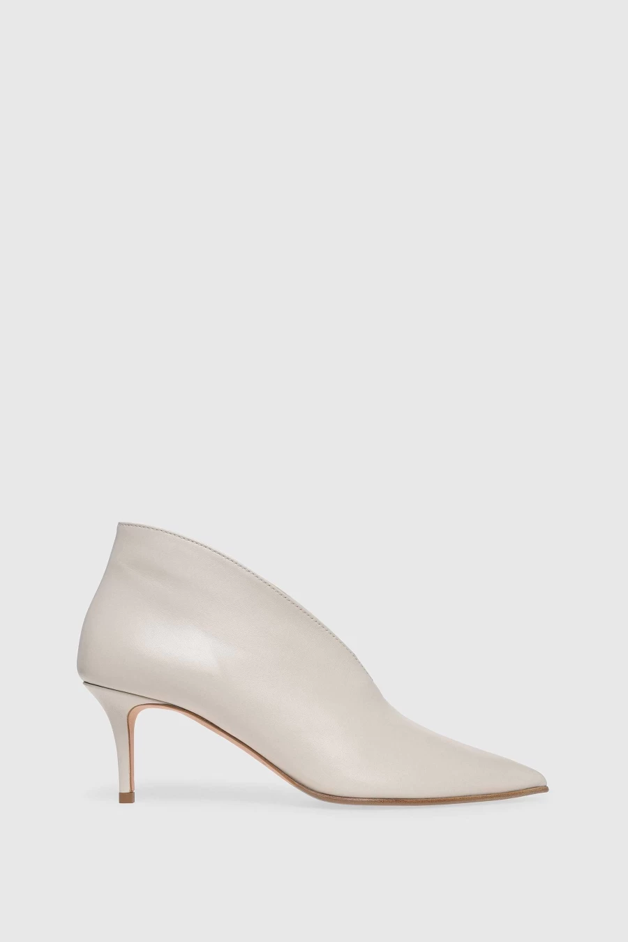 Unützer Women's Macadamia Chamois Pump 7586 in Weiß - Comfortable & Stylish Heels