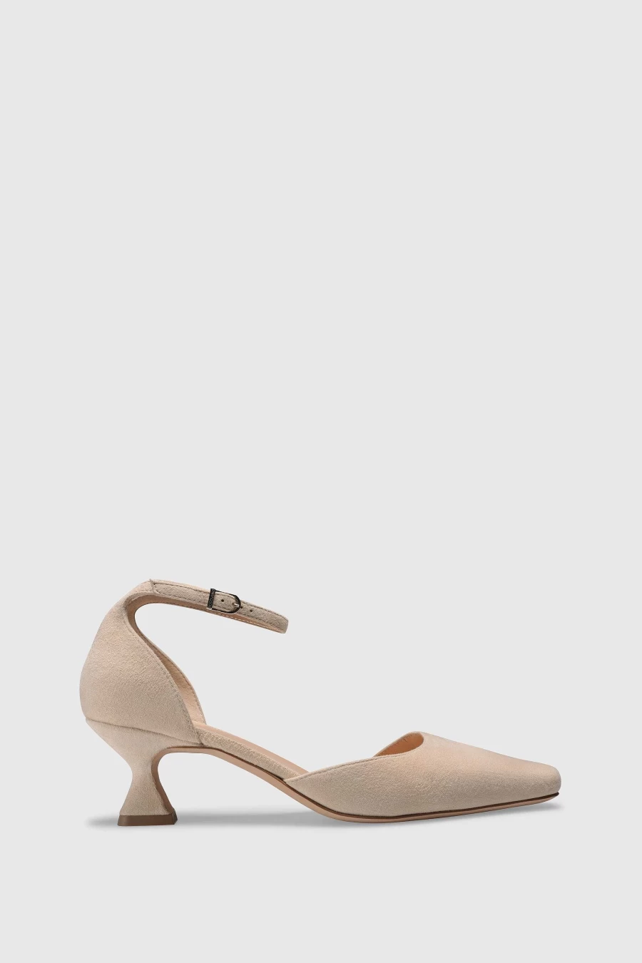 Unützer Women's Weiß Macadamia Suede Pump 9316 - Elegant Comfort Shoes