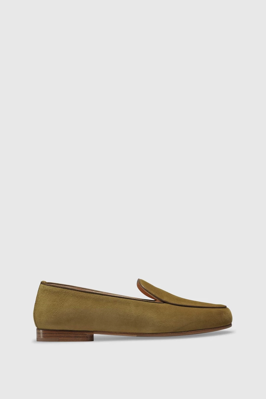 Unützer Women's Braun Velvet Loafers 9343 - Elegant Bronze Slip-On Shoes