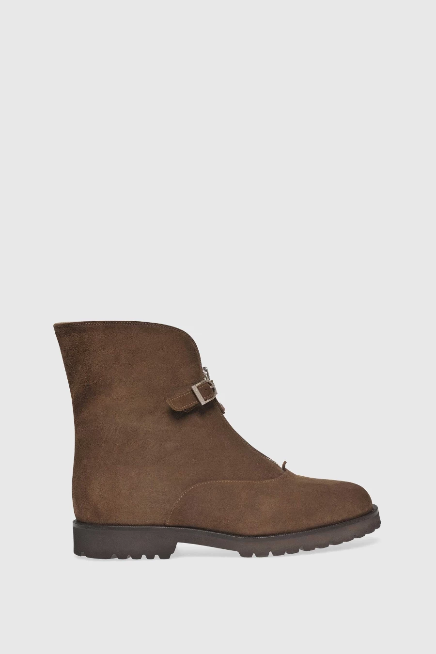 Unützer Women's Schwarz Shearling Velours Boots Stiefelette 1978 Milk