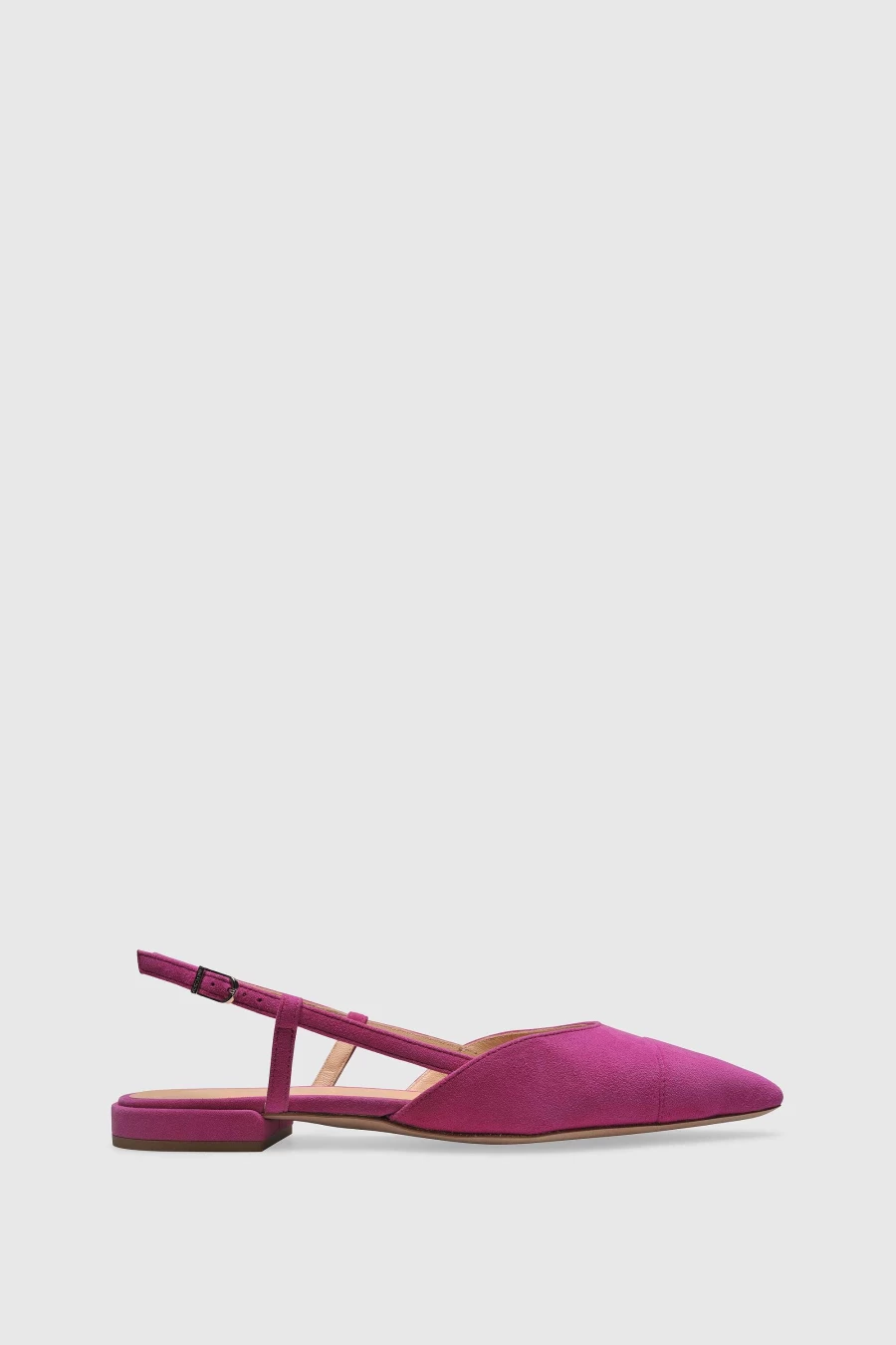 Unützer Women's Pink Suede Slingback Heels 8667 - Comfortable & Stylish Sandals