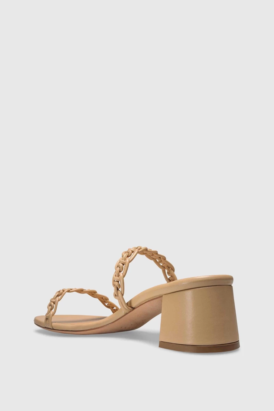 Unützer Women's Nappa Leather Sandals 9418 in Light Beige