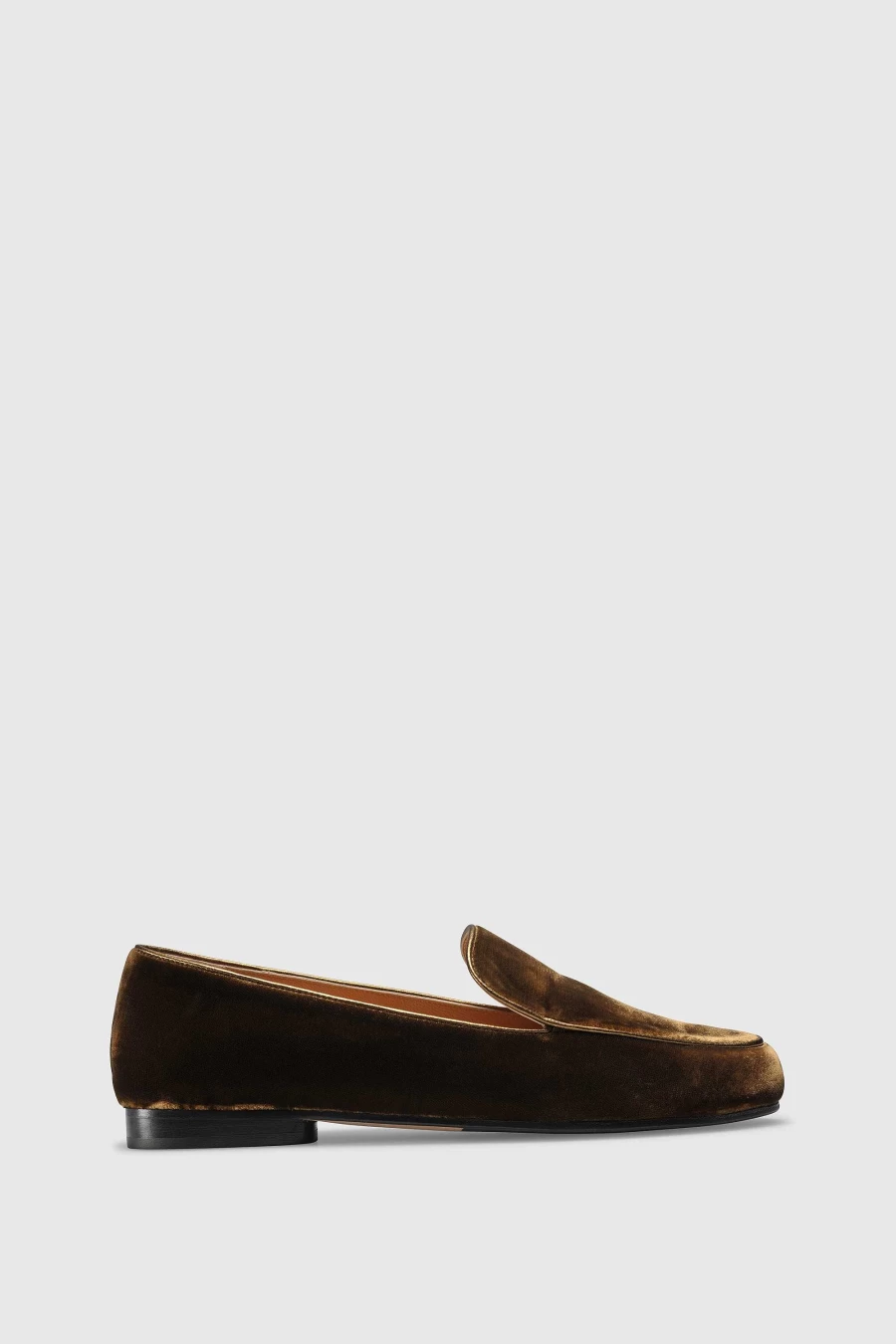 Unützer Women's Loafer 9343 in Grün | Comfortable Khaki Suede Slip-On Shoes