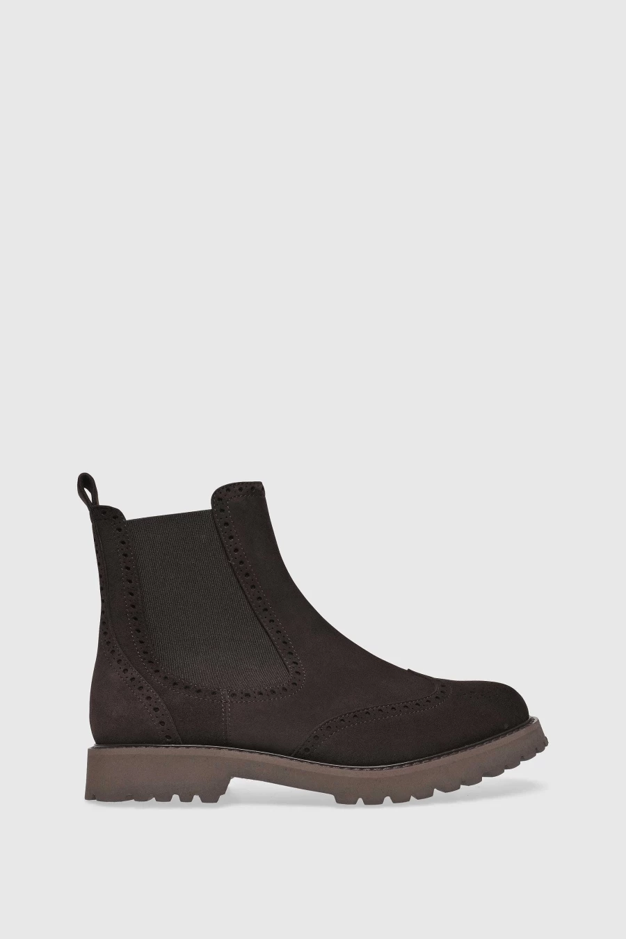 Unützer Women's Braun Suede Ankle Boots 9088 Tdm - Stylish Comfort for Everyday Wear