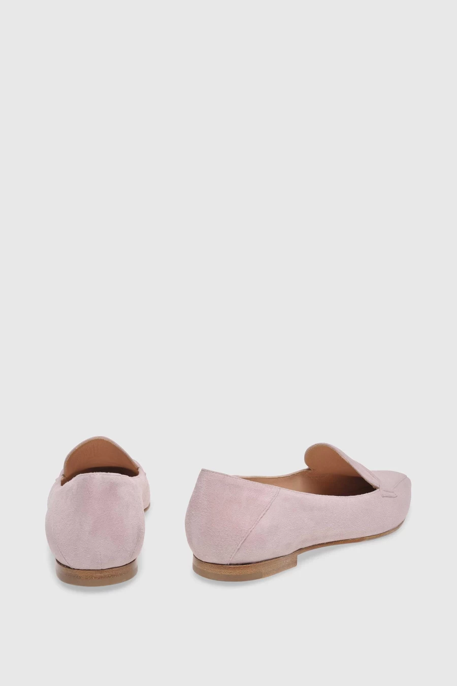 Unützer Women's Ballerina 9149 Rosa Pink Suede Flat Shoes