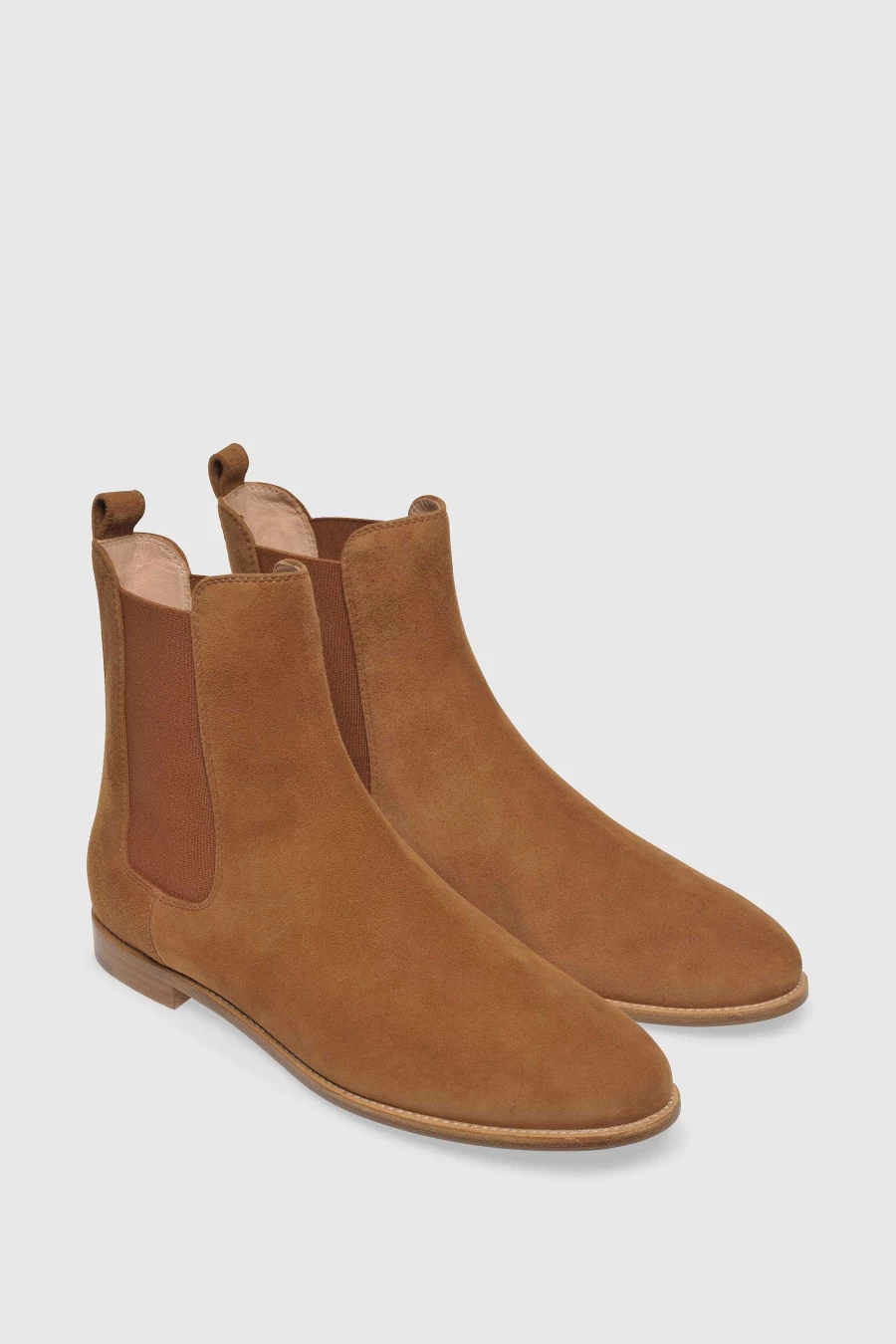 Unützer Women's Braun Stiefellette 999 Brandy Chamois Leather Boots