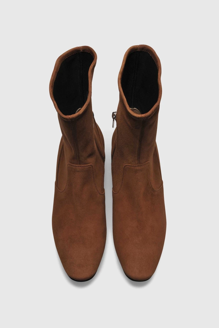 Unützer Women's Braun Chamois Leather Stiefelette 7612 Cognac Ankle Boots