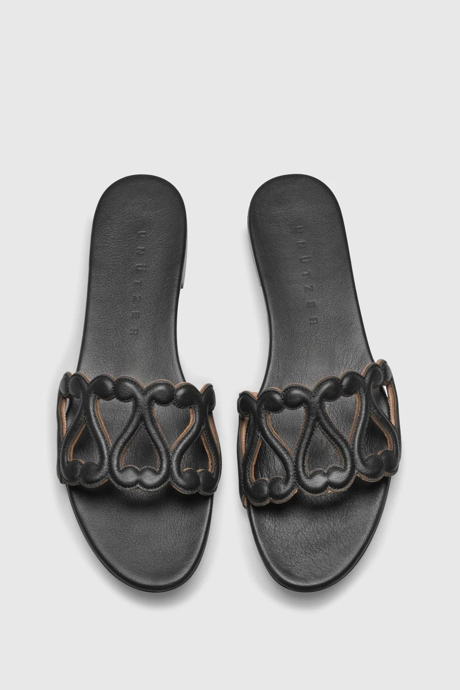 Unützer Women's Sandale 9304 Schwarz Comfort Mousse Sandals