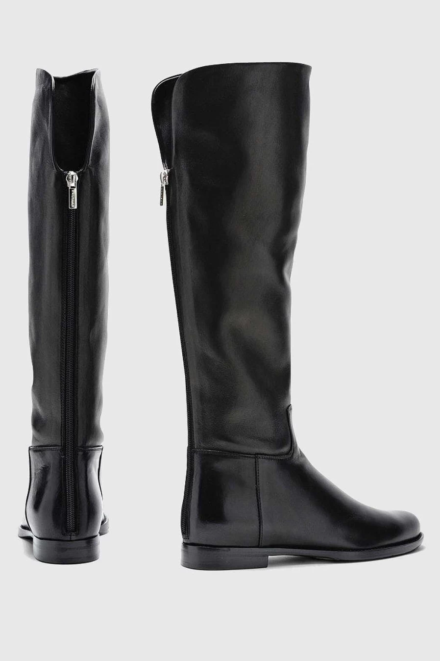 Unützer Women's 2922 Black Stretch Nappa Boots Schwarz