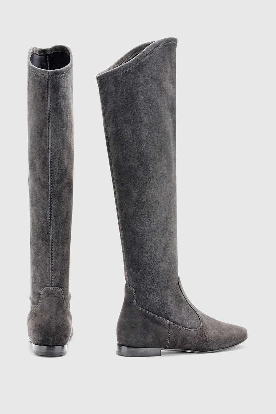 Unützer Women's 6489 Camoscio Stretch Boots in Anthracite