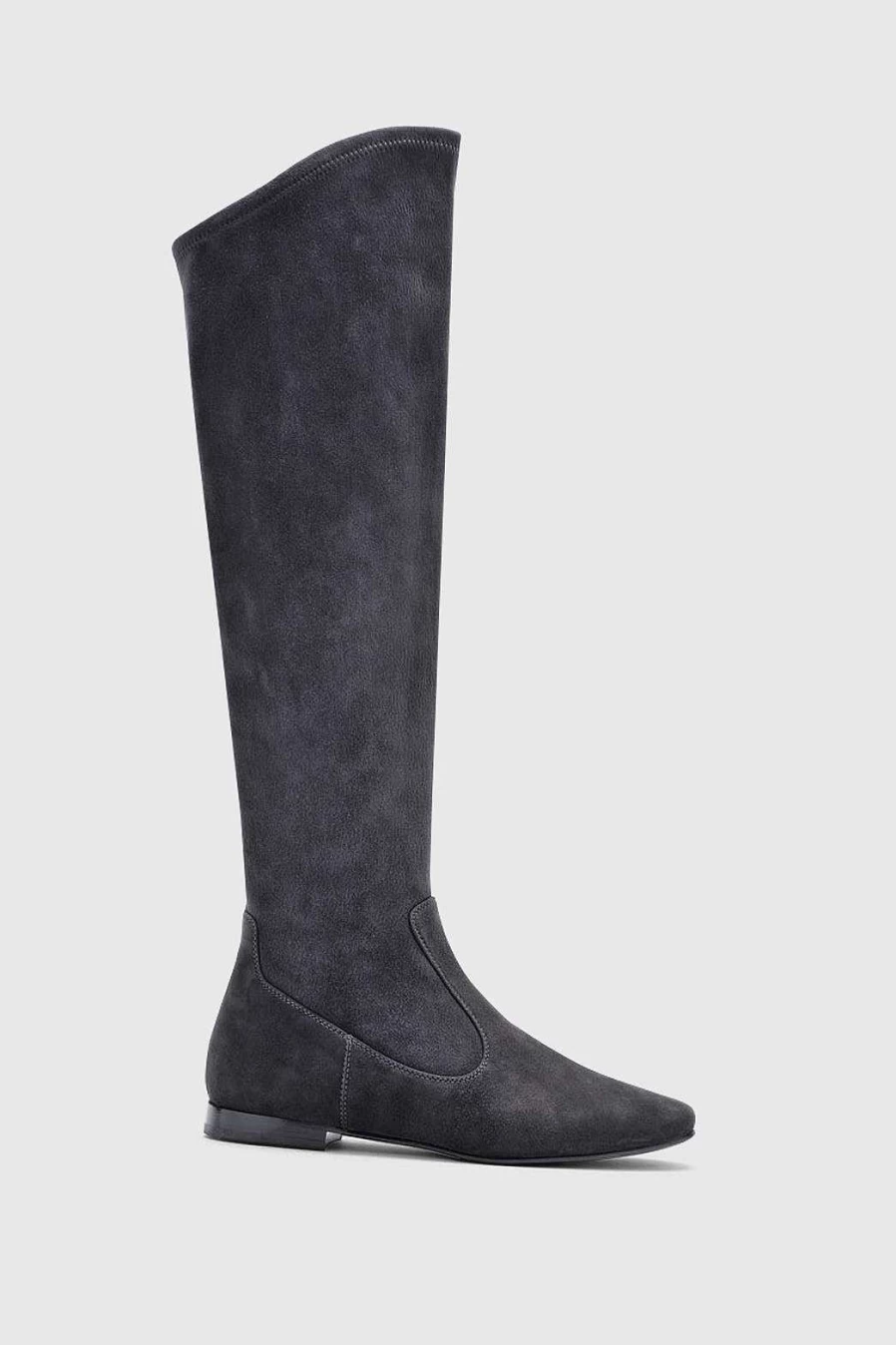 Unützer Women's 6489 Camoscio Stretch Boots in Anthracite