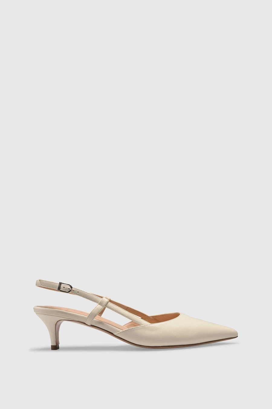 Unützer Women's Weiß Slingback Pump 9317 with Tassel Detail - Elegant Chalk-Colored Heels