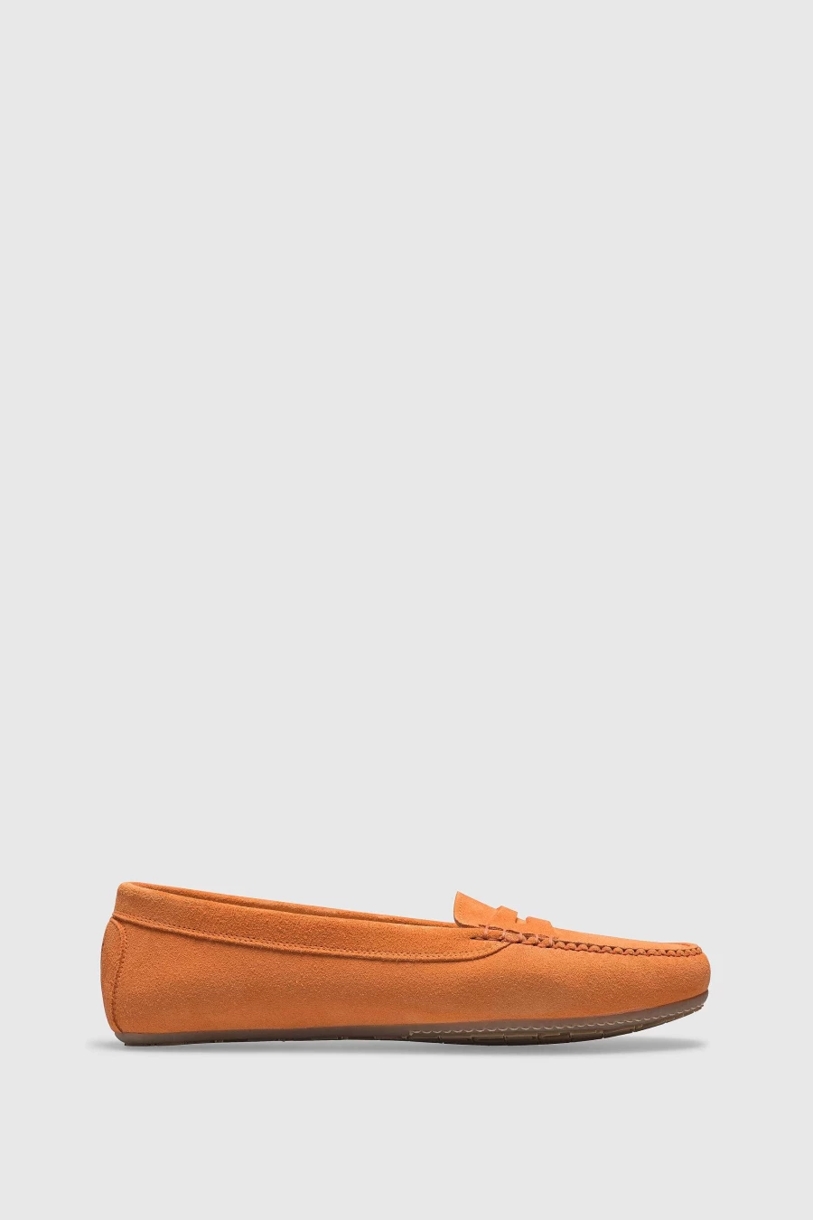 Unützer Women's Loafer U150 Velour in Weiss - Comfortable Latte-Colored Slip-On Shoes