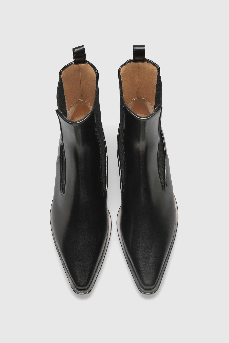Unützer Women's Schwarz Leather Stiefelette 9346 Boots
