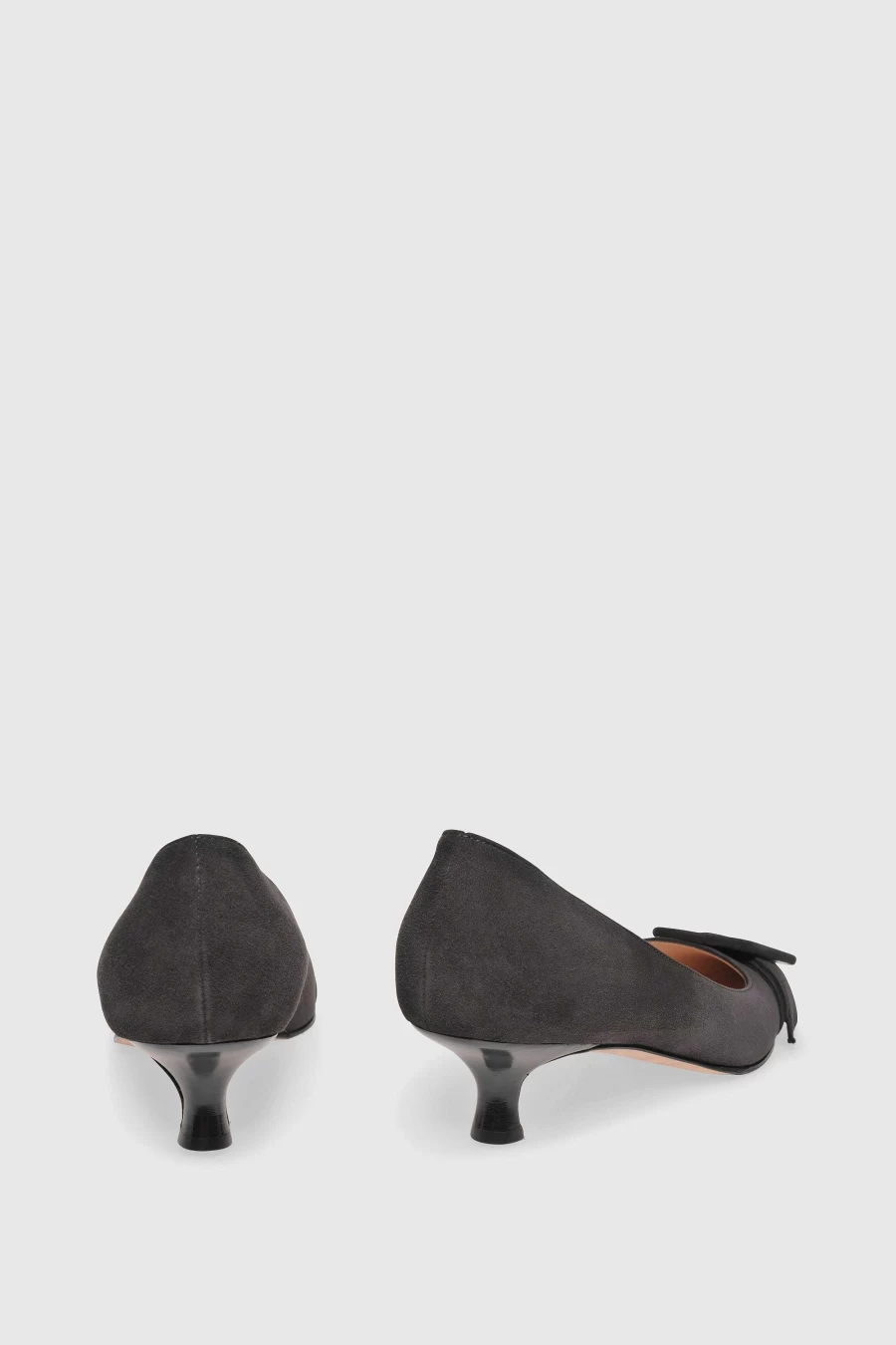 Unützer Women's Pump 5791 in Grau Anthracite Suede - Stylish Comfort Shoes