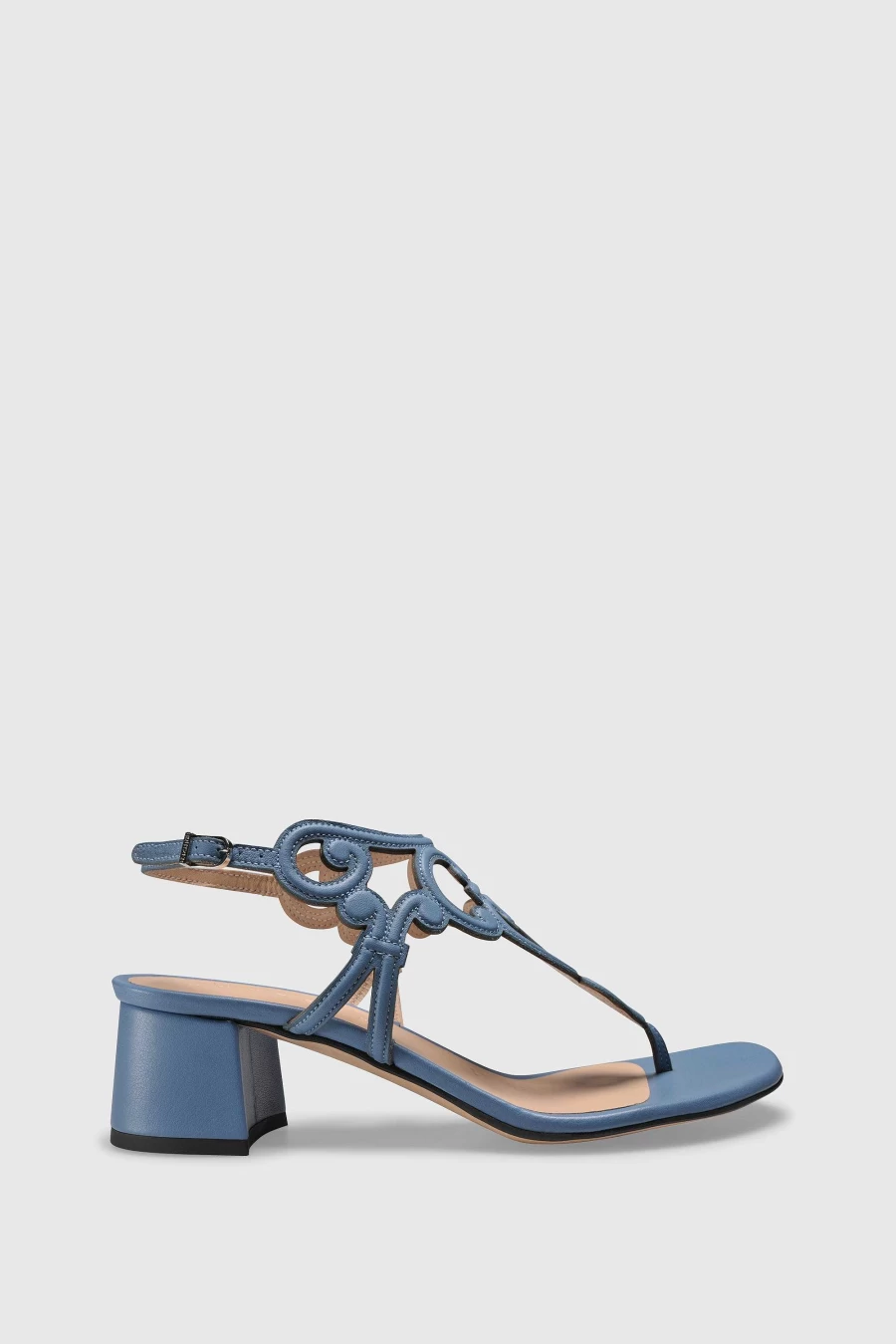 Unützer Women's Blue Sandal 8818 Garda Mousse Comfortable Sandals
