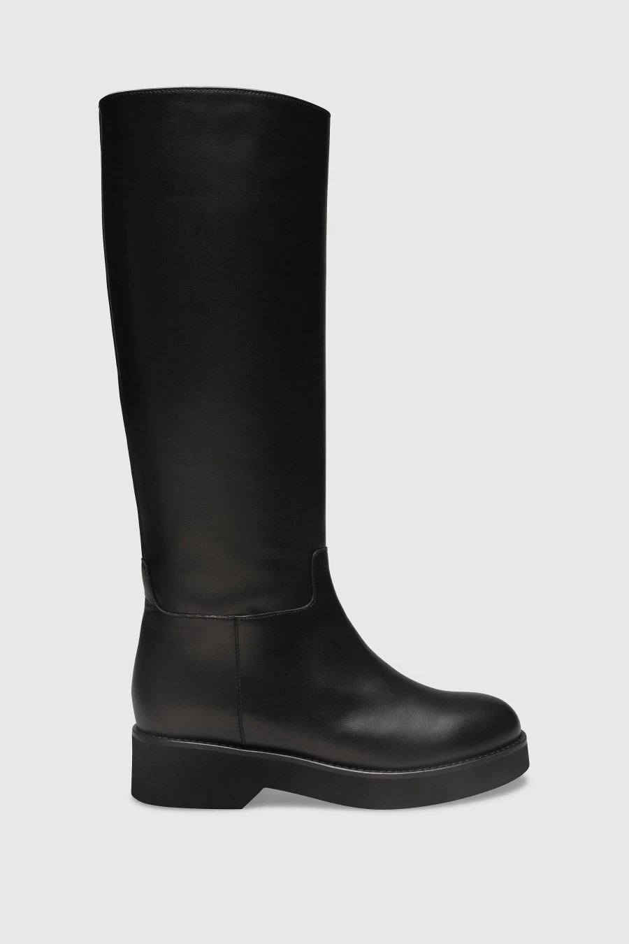 Unützer Women's Schwarz Leather Boots 8109 Vitello Black Stiefel