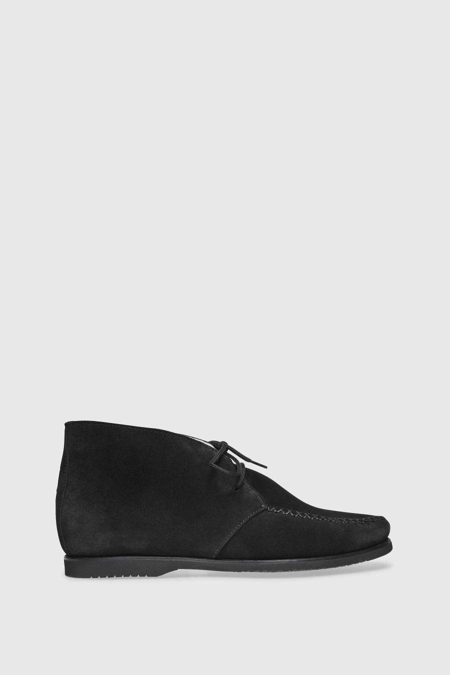 Unützer Women's U96 Velour Shearling Boots in Braun - Warm Winter Ankle Booties