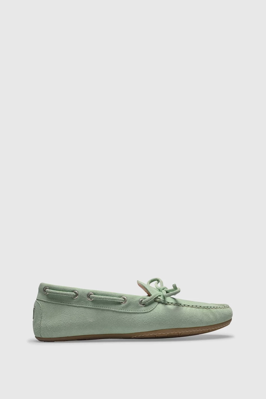 Unützer Women's Beige Velour Loafer U102 - Classic Rose Beige Slip-On Shoes