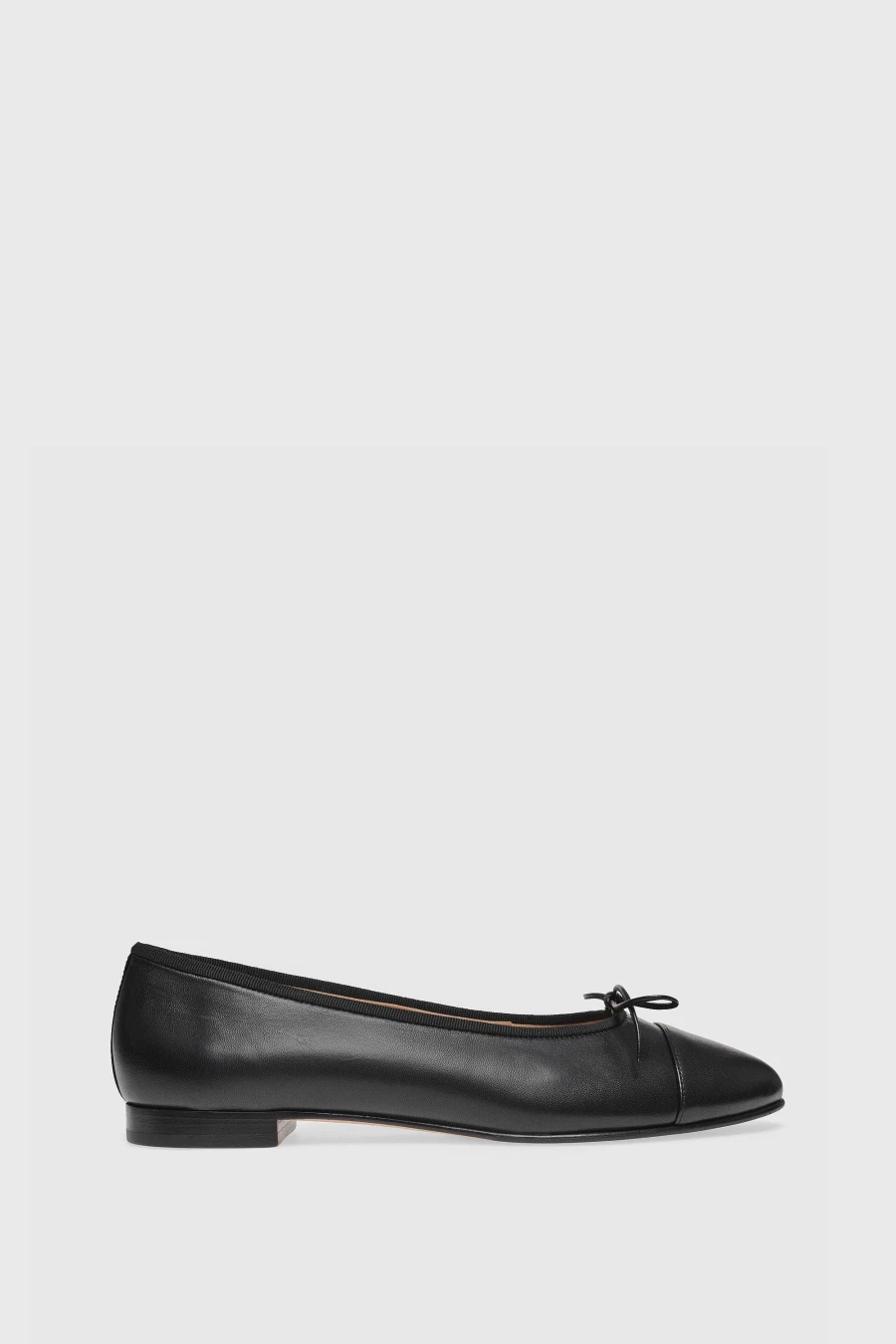 Unützer Ballerina 963 Schwarz Suede Flats for Women - Elegant Black Suede Ballet Shoes
