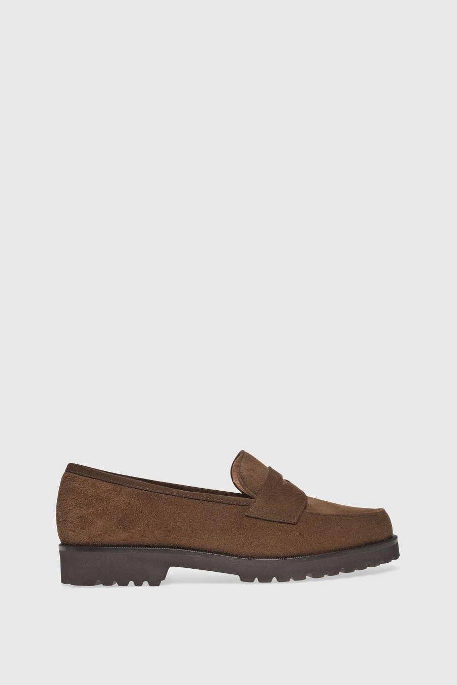 Unützer Women's Velour Loafer 1336 in Braun - Comfortable Brown Slip-On Shoes for Women