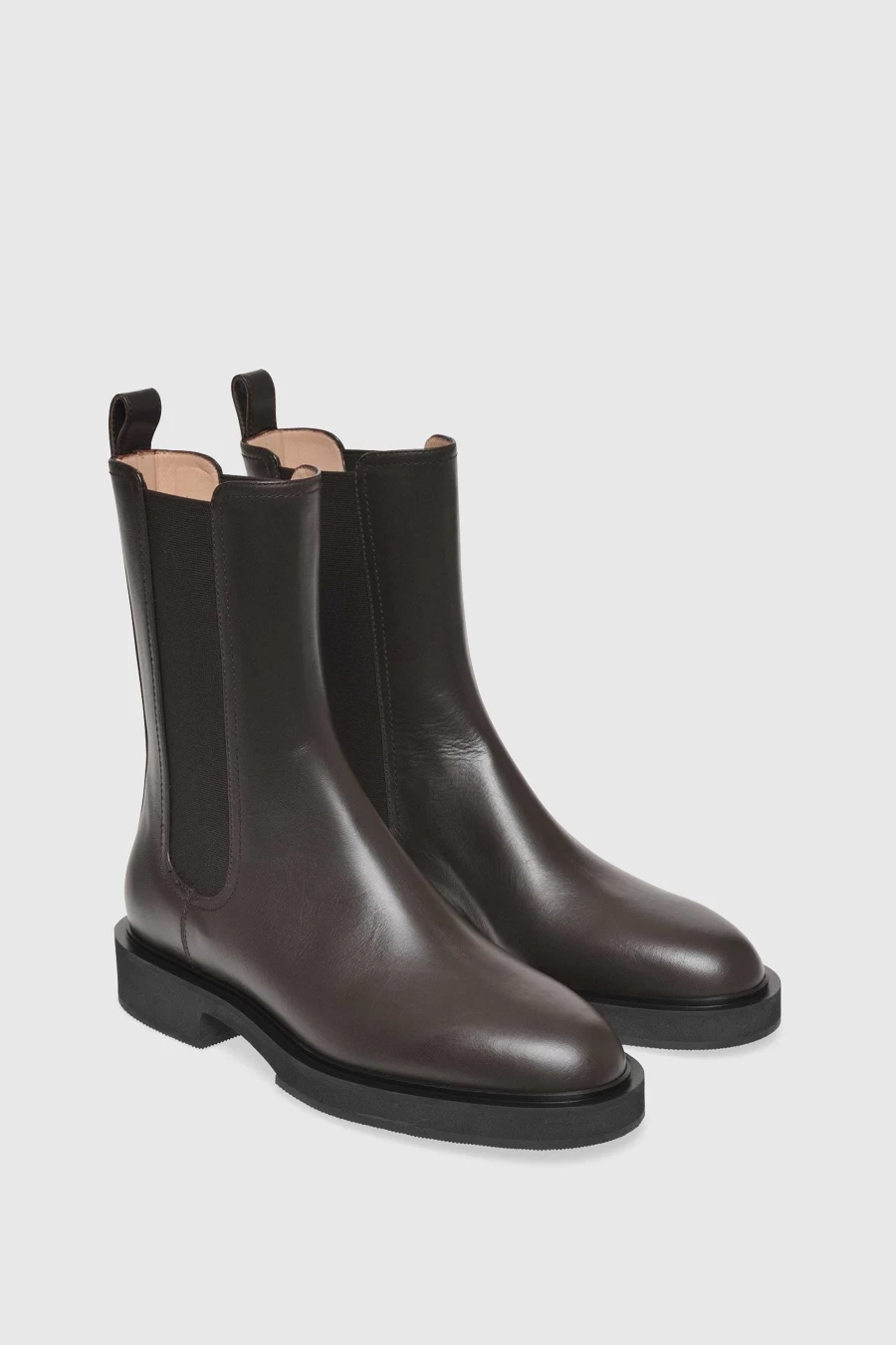 Unützer Women's Braun Calf Boots 9259 Tdm - Stylish Leather Ankle Booties for Women