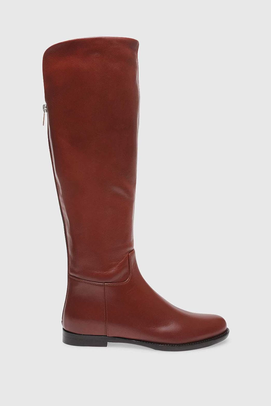 Unützer Women's Boat 2922 Moka Nappa Leather Shoes in Braun