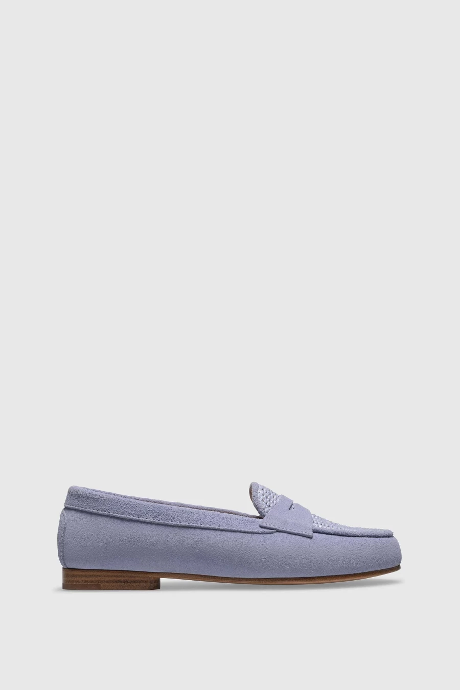 Unützer Women's Orange Velour Loafer 1490 Sunset - Comfortable Slip-On Shoes for Women