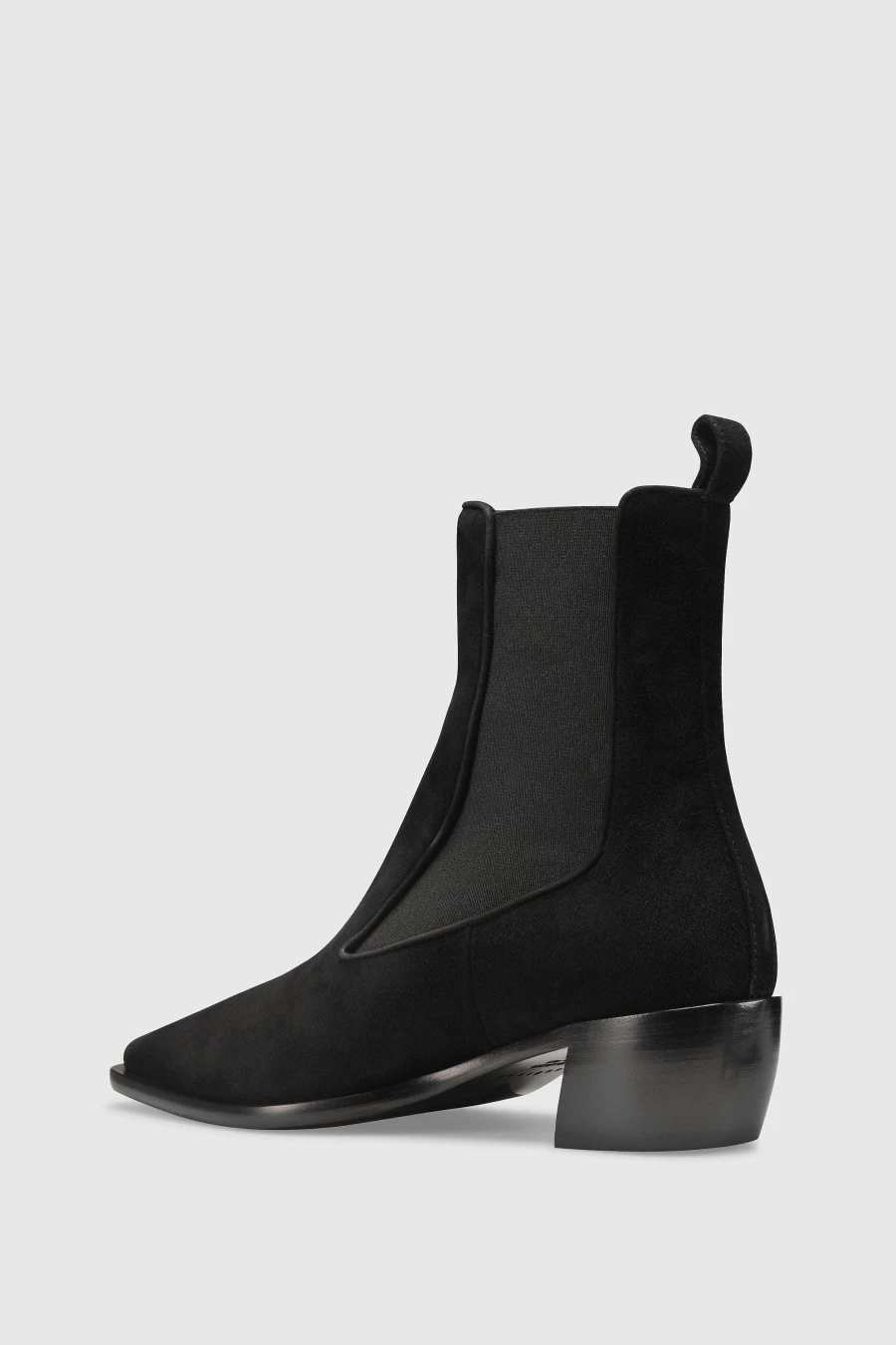 Unützer Women's Velour Ankle Boots 9346 in Schwarz - Stylish Stiefelette for Women