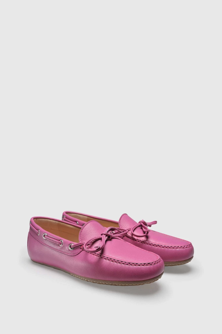 Unützer Women's Rosa Loafer U102 - Comfortable Mousse Pink Slip-On Shoes
