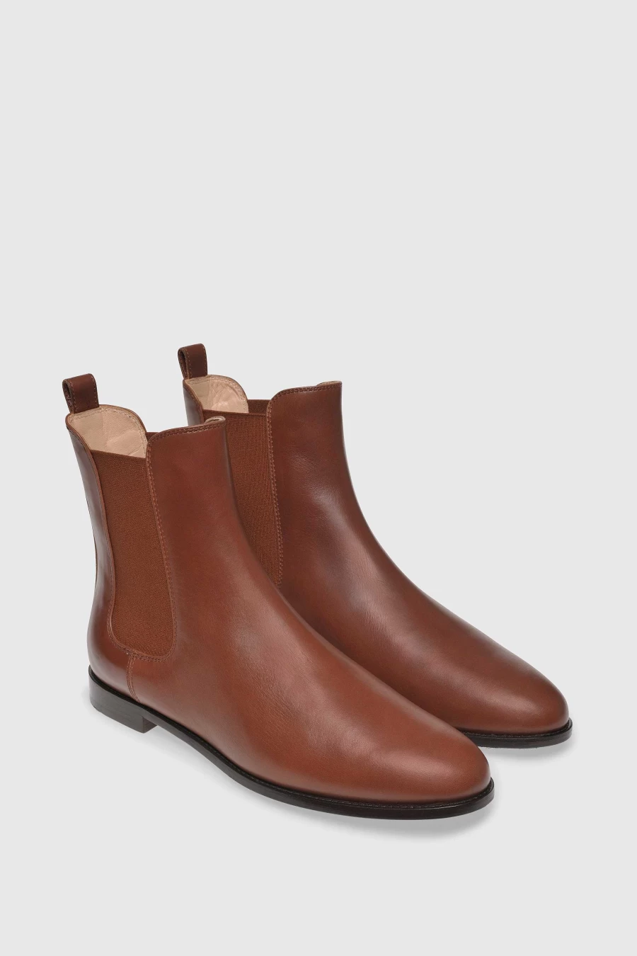"Unützer Women's Brown Calf Leather Boots Stiefelette 999 Cooper"