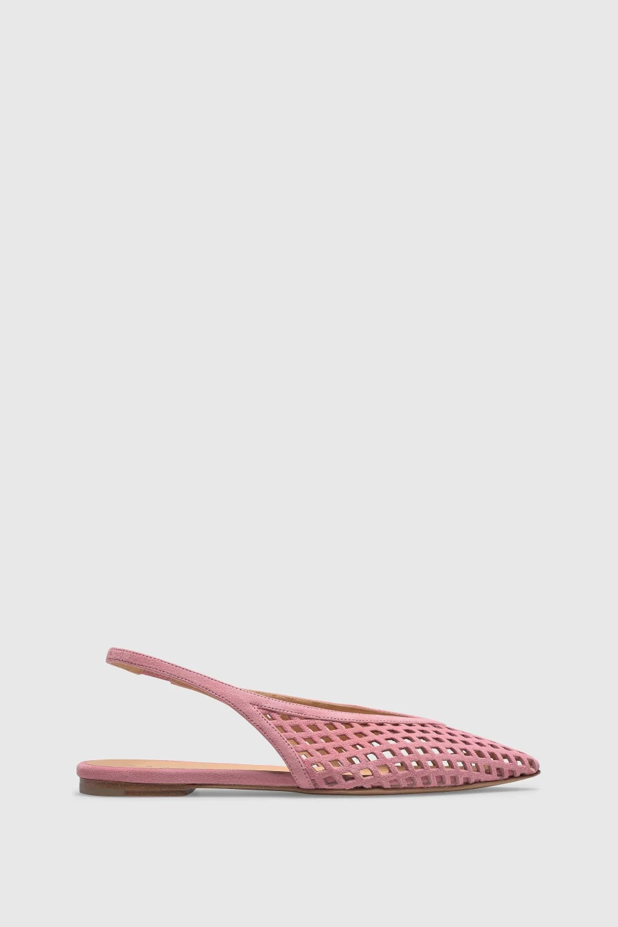 Unützer Women's Pink Slingback 9422 Camoscio Sandals
